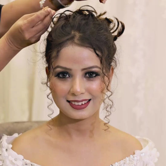 Rhinestones Wedding Crown For Church Wedding In Shillong