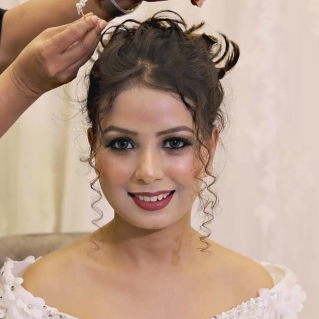 Rhinestones Wedding Crown For Church Wedding In Shillong
