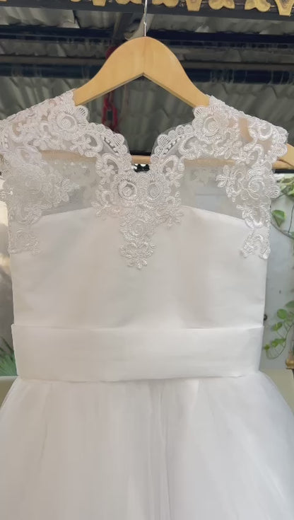 GownLink Holy Communion Flower Girl Dresses Floor Length First Communion HLC2