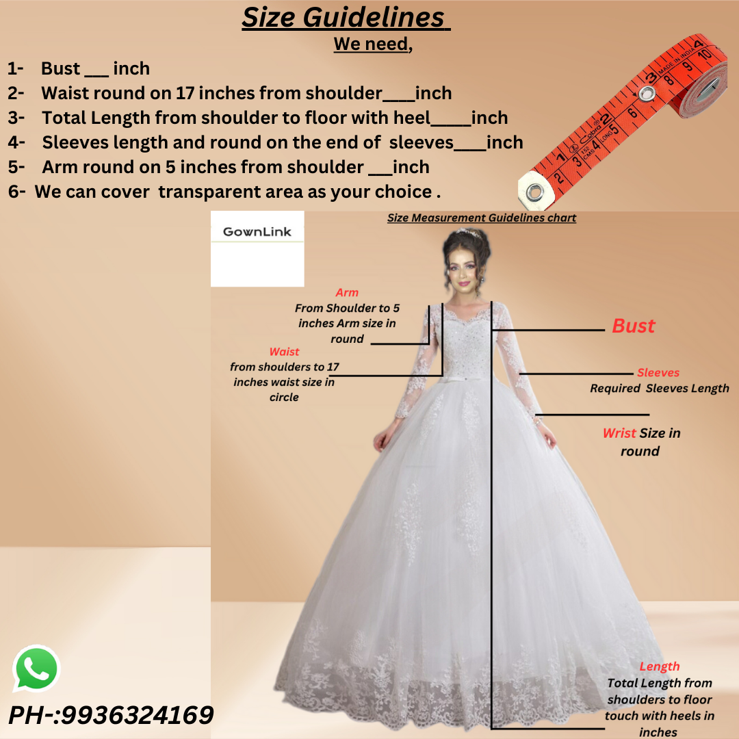 Detailed Size Measurement Instructions for Accurate Sizing of Clothing."