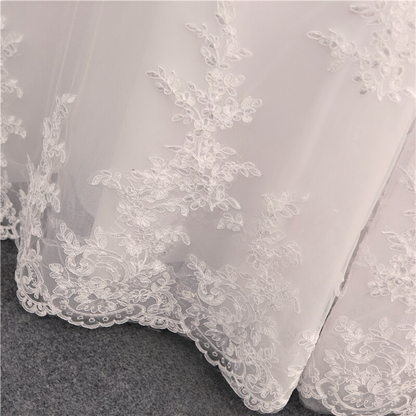 Timeless white bridal gown by GownLink designed for elegant Christian wedding ceremonies