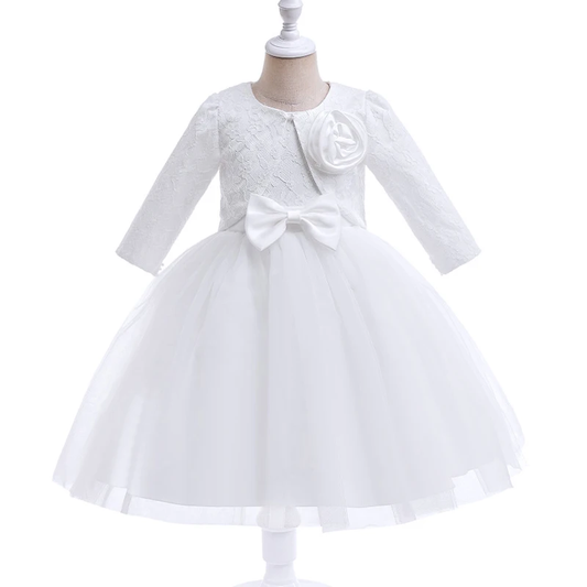 GownLink Christening Gown or Holy Communion Girls Long Sleeves Frock GLHC-2