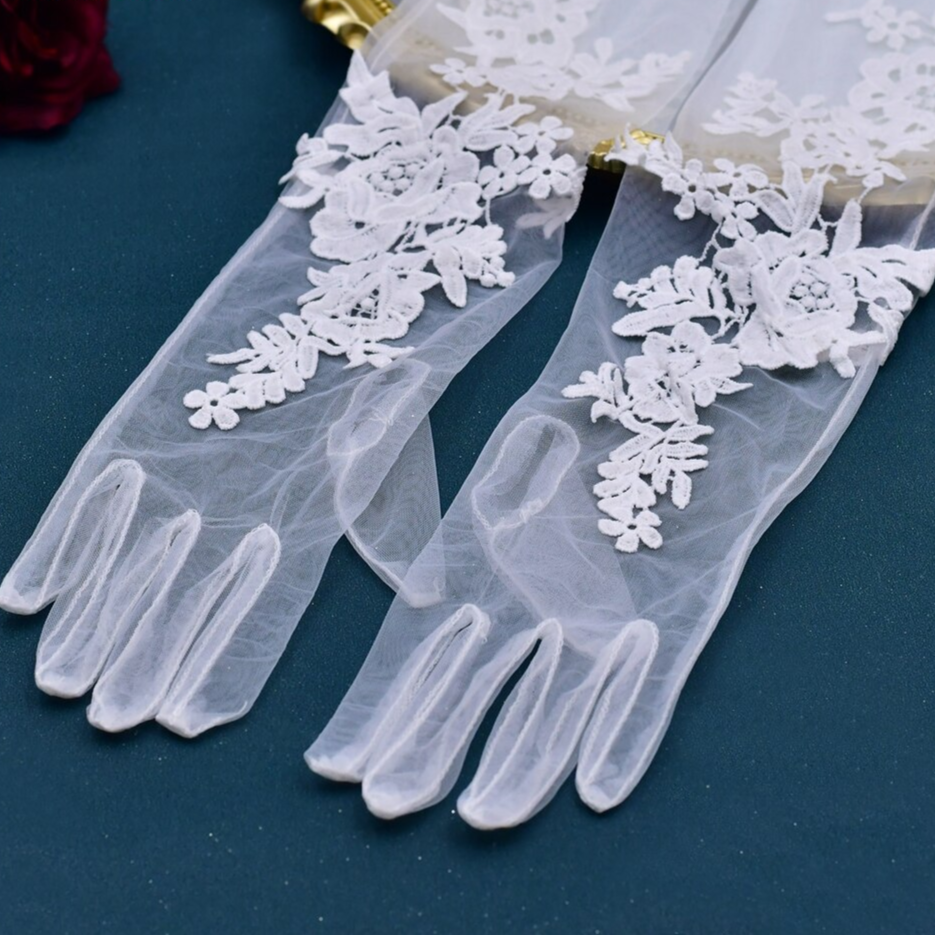 Long bridal gloves best prices