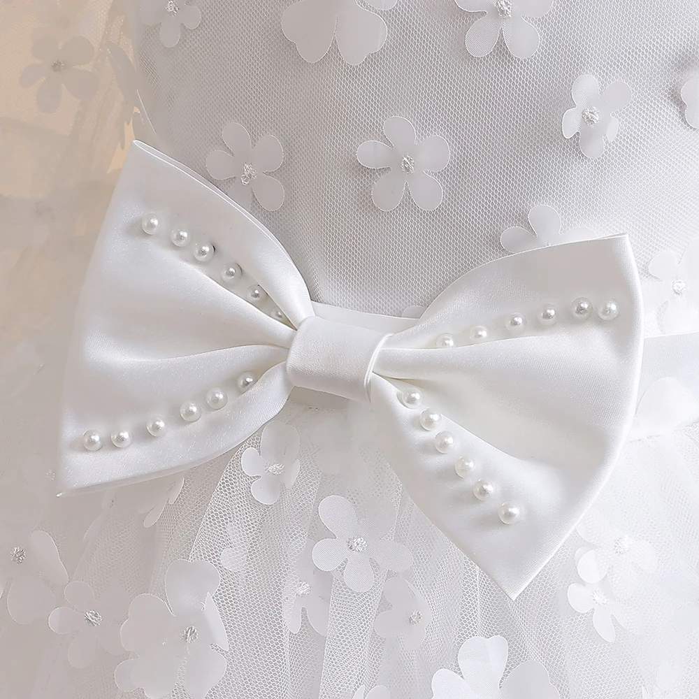 First Holy Communion Girls Dresses design bow design