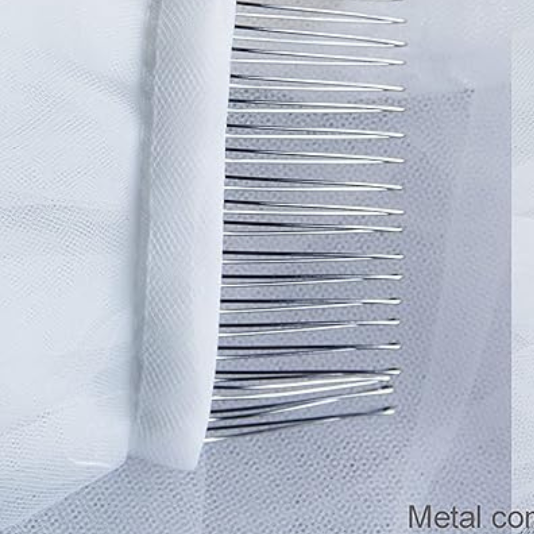 Flat lay of Bridal Lace Patch on white surface — GownLink GLVHL02