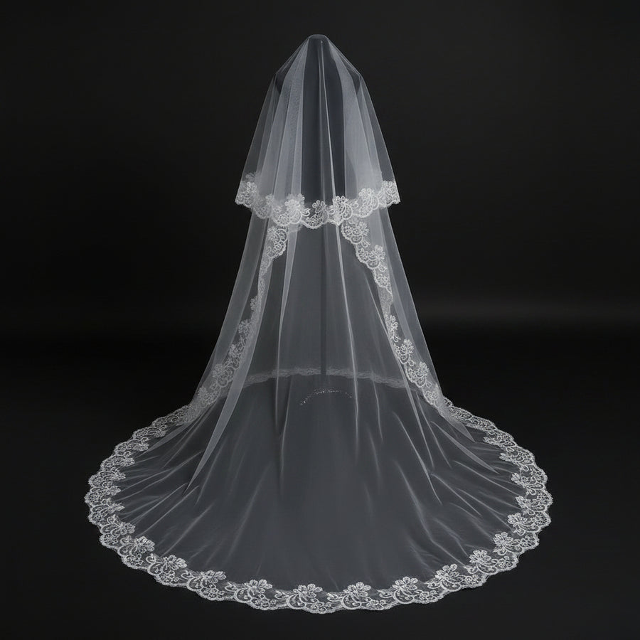 Long Bridal Veil — GLV09 | GownLink — additional view