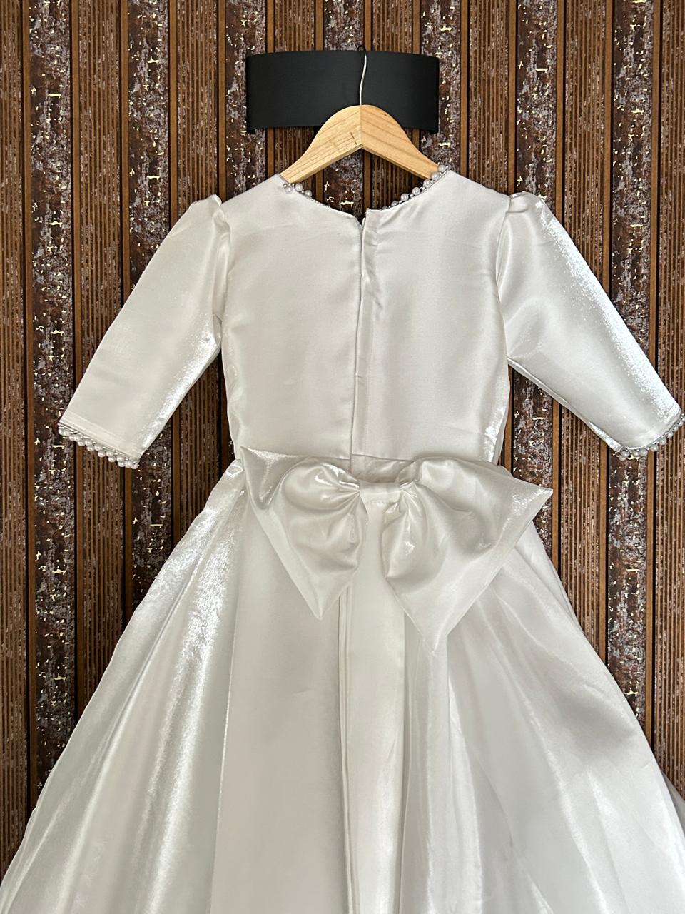 GownLink's Combo Set for First Holy Communion White Dress 2 Items